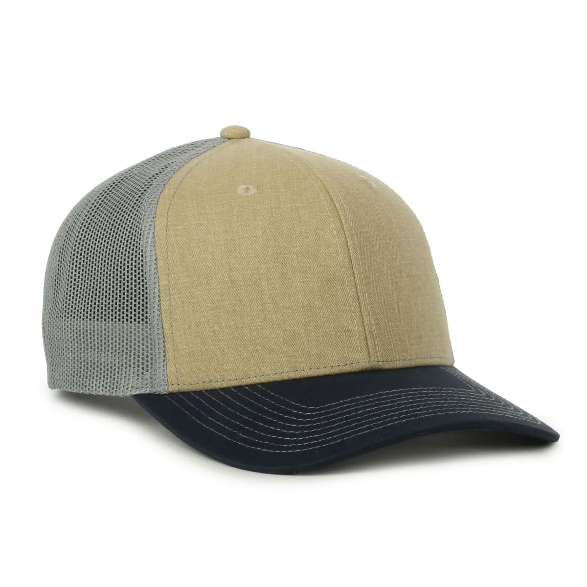 Outdoor Cap OC771 Premium Modern Trucker Cap – Pro Round Crown, Mesh Back, Structured Fit, Adjustable Snapback - Image 86