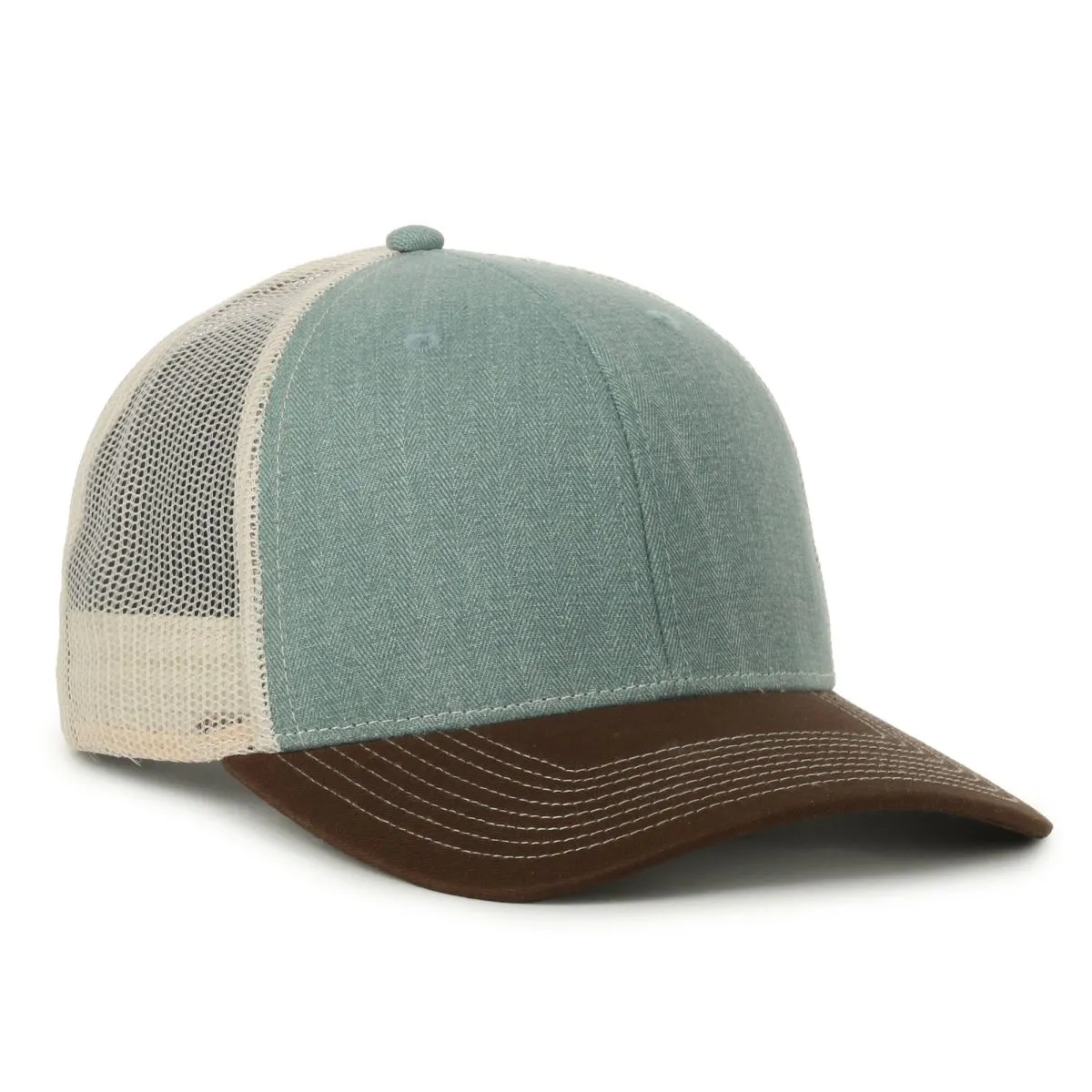 Outdoor Cap OC771 Premium Modern Trucker Cap – Pro Round Crown, Mesh Back, Structured Fit, Adjustable Snapback - Image 87