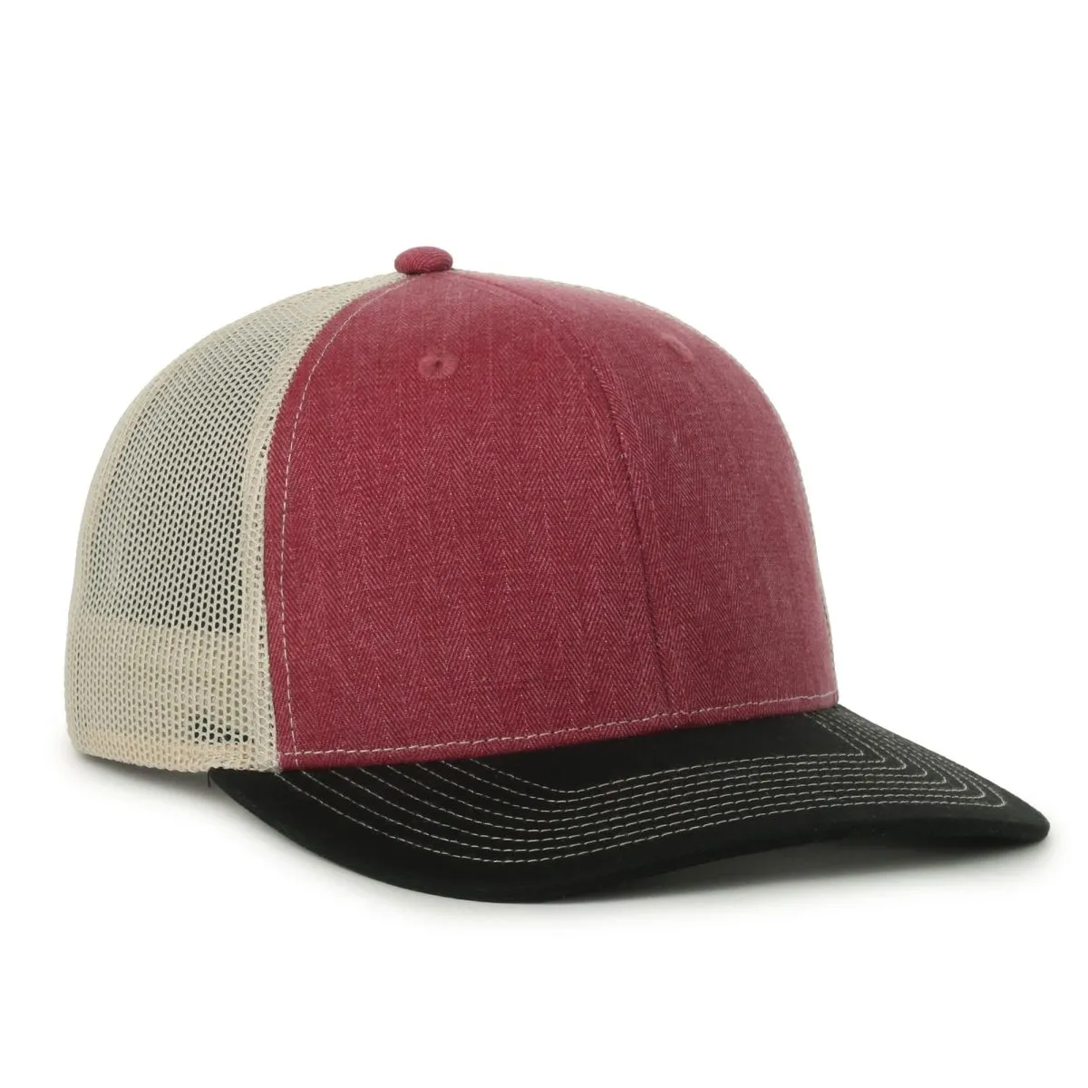 Outdoor Cap OC771 Premium Modern Trucker Cap – Pro Round Crown, Mesh Back, Structured Fit, Adjustable Snapback - Image 88