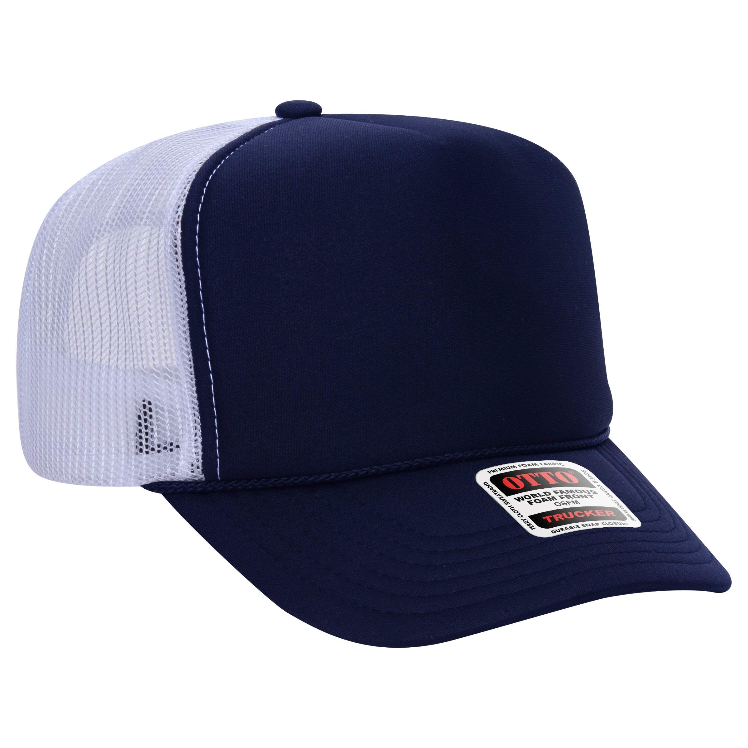 OTTO CAP® 39-165 Foam Trucker Hat 5 Panel High Crown Trucker Cap - OSFM - OTTO 39 - Image 44