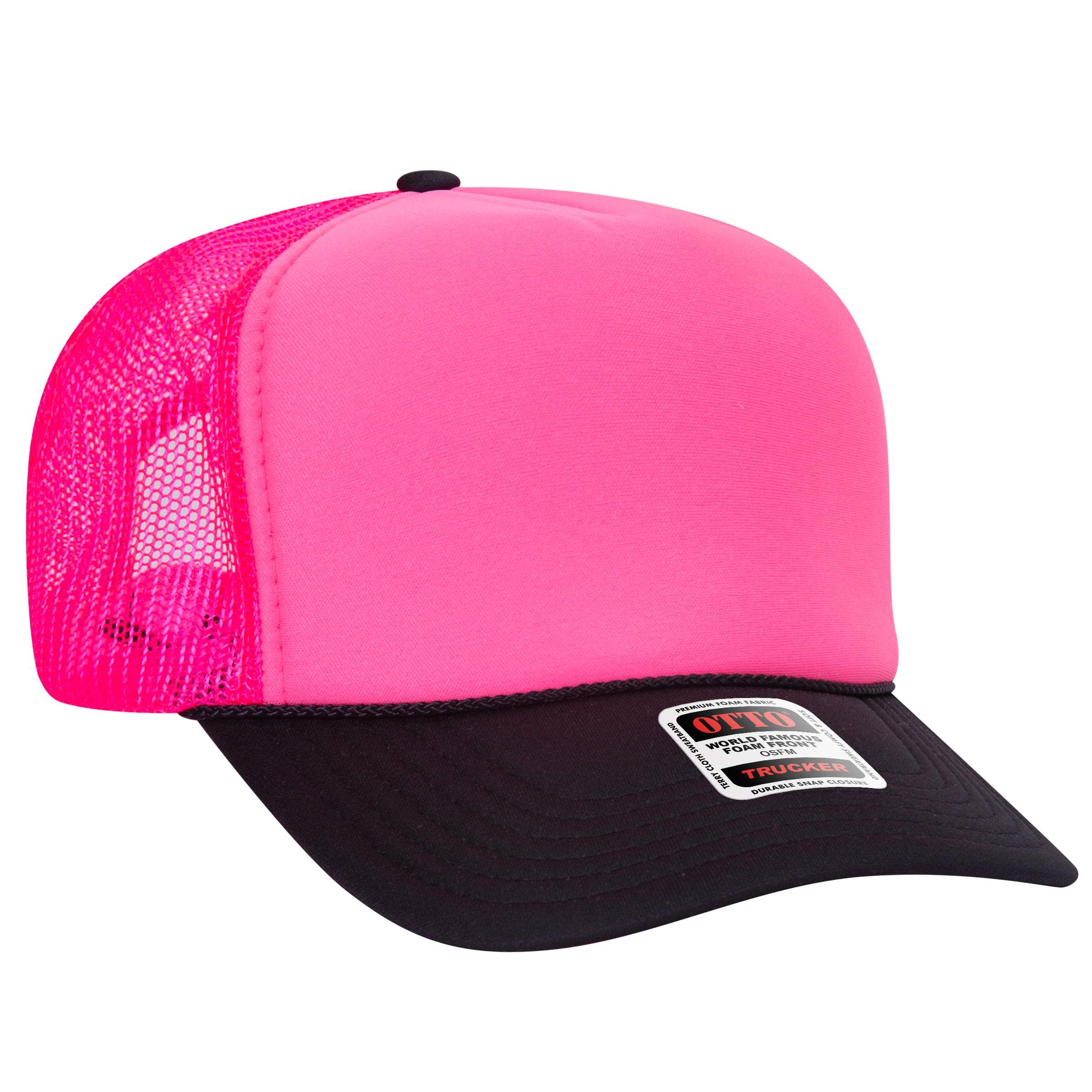 OTTO CAP® 39-165 Foam Trucker Hat 5 Panel High Crown Trucker Cap - OSFM - OTTO 39 - Image 57