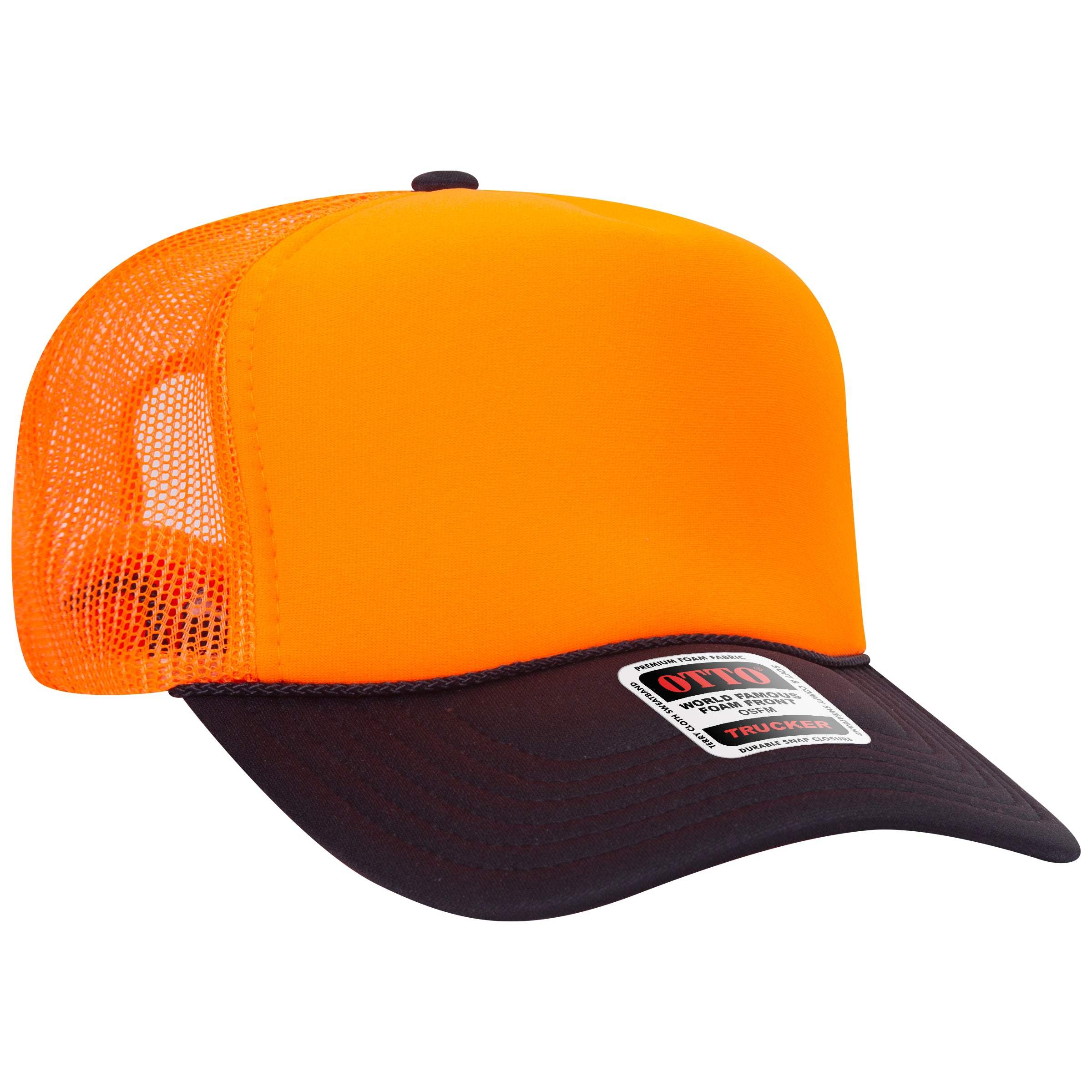 OTTO CAP® 39-165 Foam Trucker Hat 5 Panel High Crown Trucker Cap - OSFM - OTTO 39 - Image 58