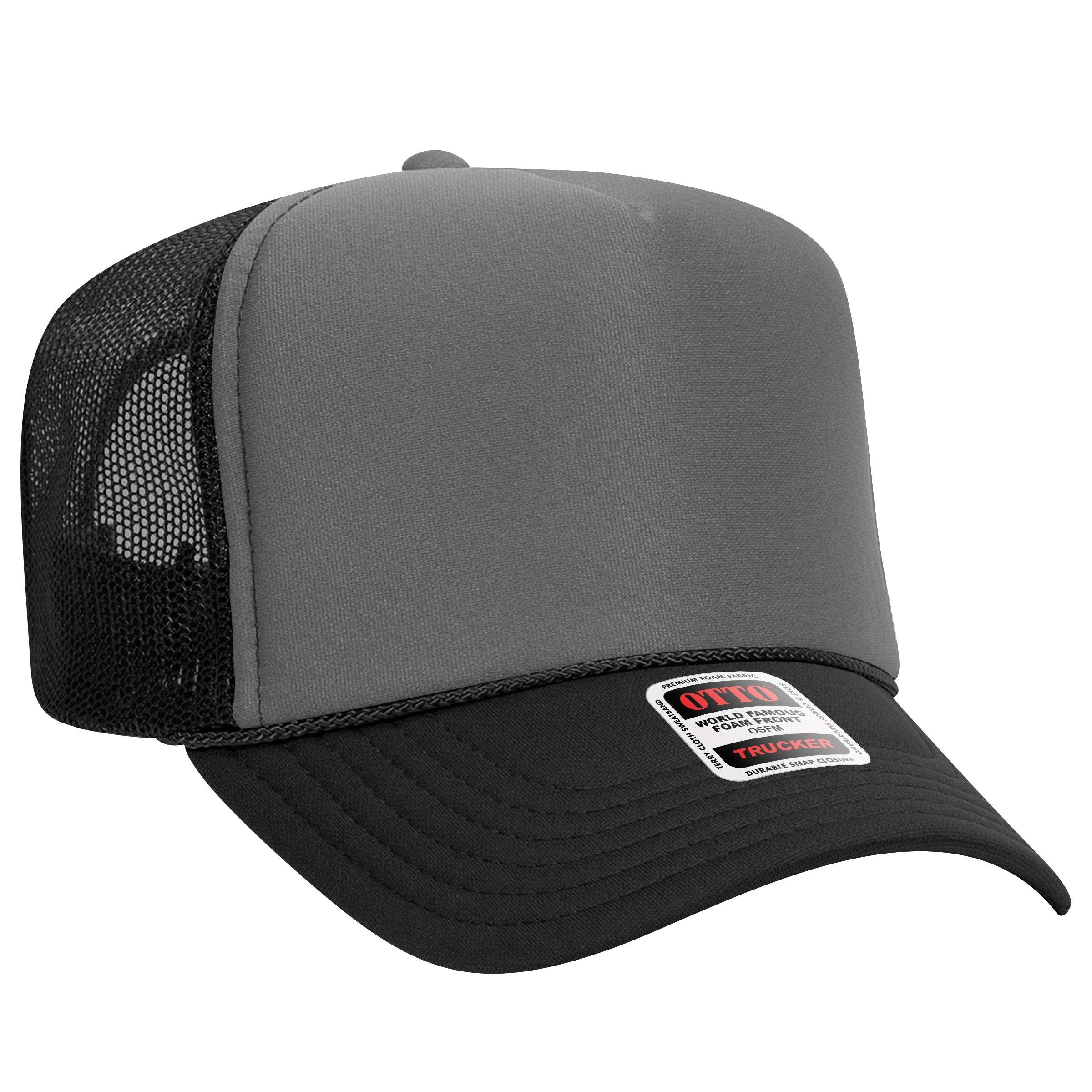 OTTO CAP® 39-165 Foam Trucker Hat 5 Panel High Crown Trucker Cap - OSFM - OTTO 39 - Image 63
