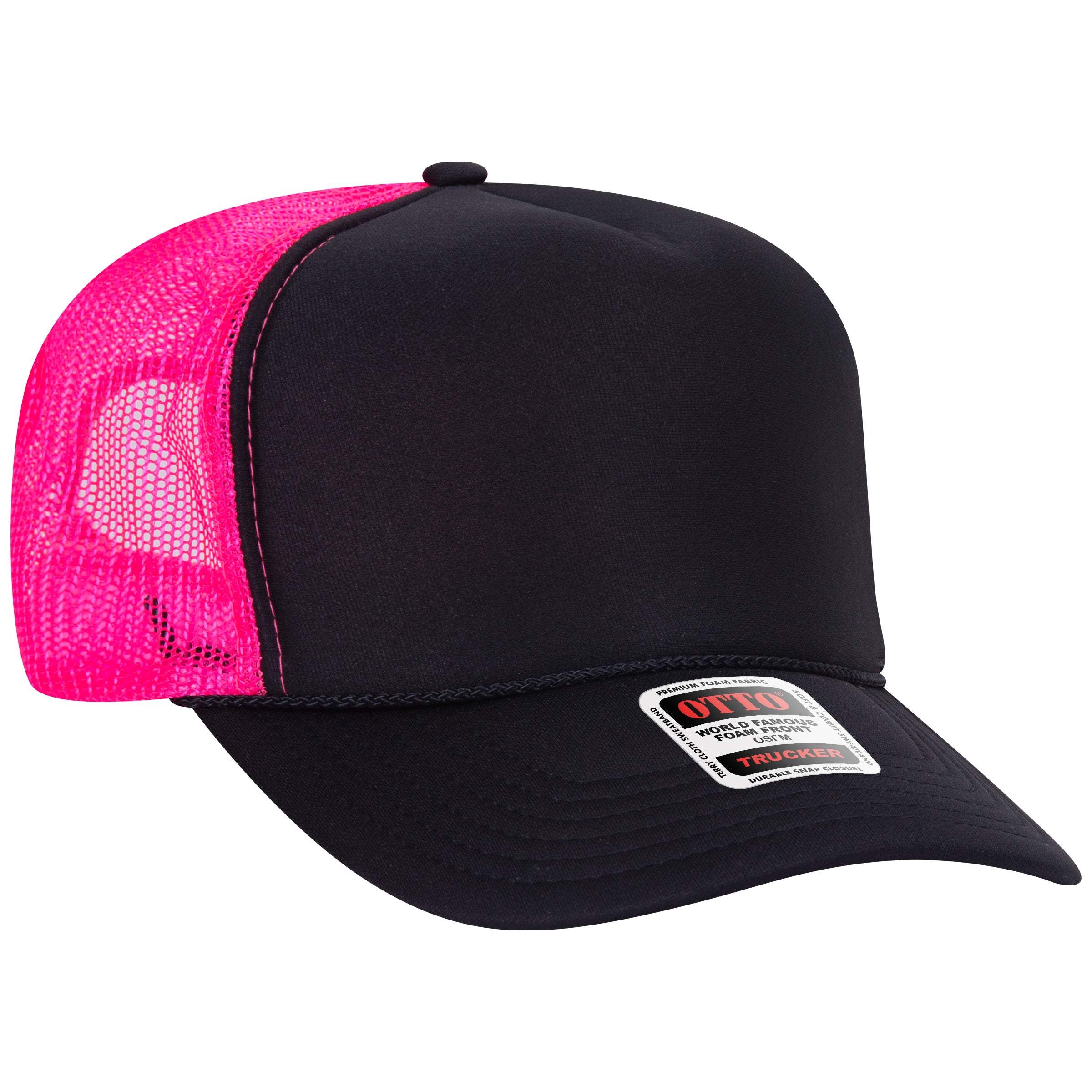 OTTO CAP® 39-165 Foam Trucker Hat 5 Panel High Crown Trucker Cap - OSFM - OTTO 39 - Image 68