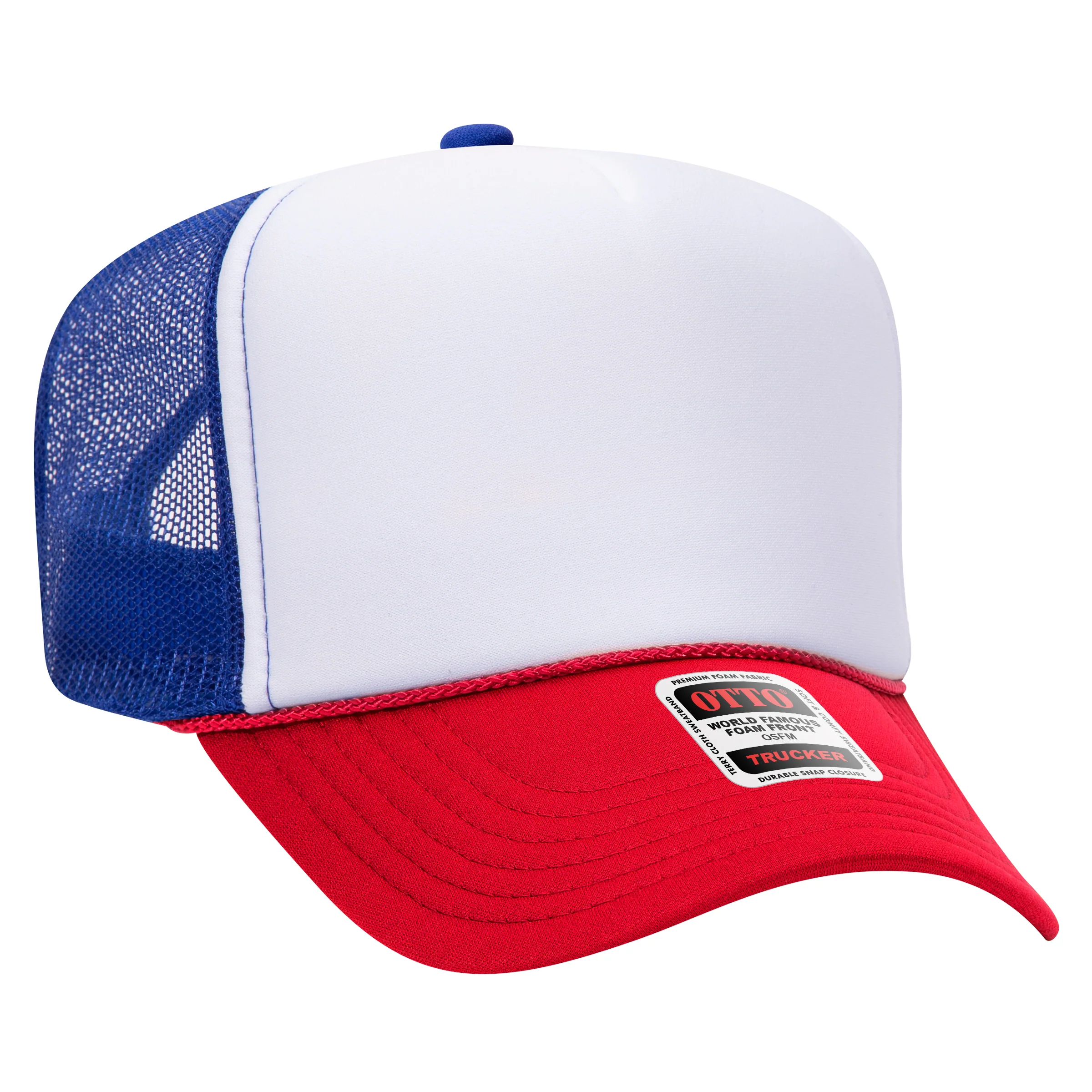 OTTO CAP® 39-165 Foam Trucker Hat 5 Panel High Crown Trucker Cap - OSFM - OTTO 39 - Image 90