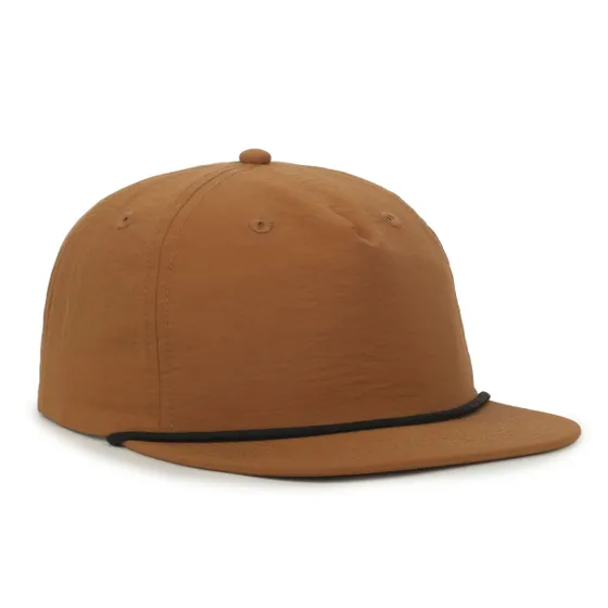 Outdoor Cap 556 5-Panel High Crown Hat with Cord – Unstructured Flat Visor Snapback - Image 3