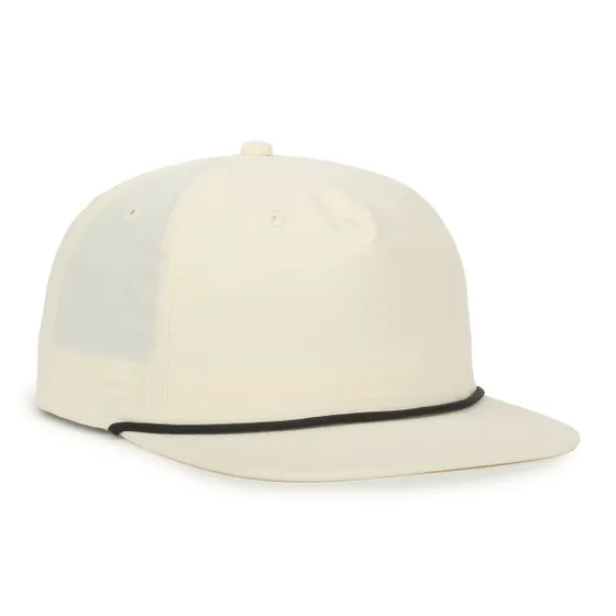 Outdoor Cap 556 5-Panel High Crown Hat with Cord – Unstructured Flat Visor Snapback - Image 5
