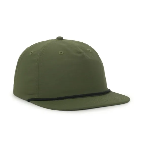 Outdoor Cap 556 5-Panel High Crown Hat with Cord – Unstructured Flat Visor Snapback - Image 7