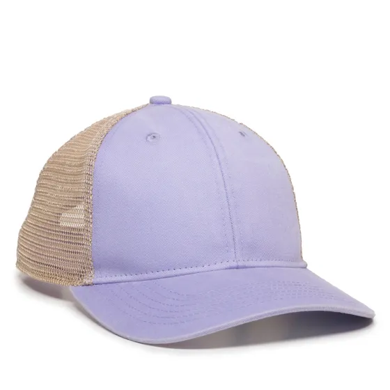 Outdoor Cap PNY100M Ladies’ Ponytail Mesh Back Hat – Structured Cotton Twill Front, Pre-Curved Visor & Adjustable Closure - Image 3