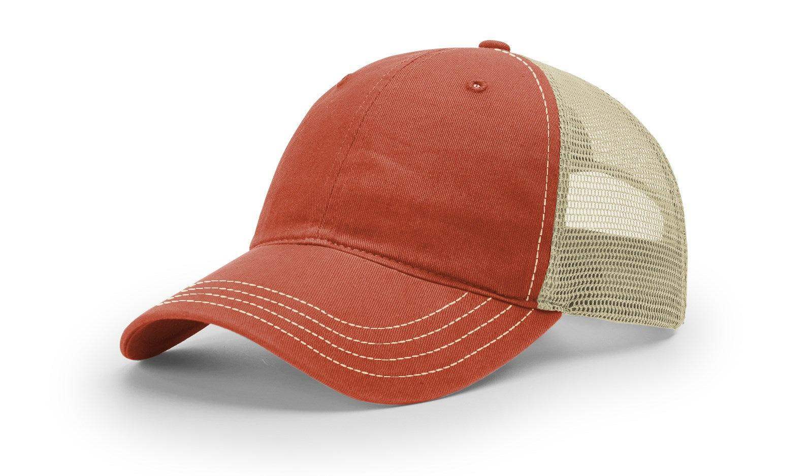 Richardson 111 Garment Washed Snapback Trucker Hat Relaxed Unstructured Cap - Image 17