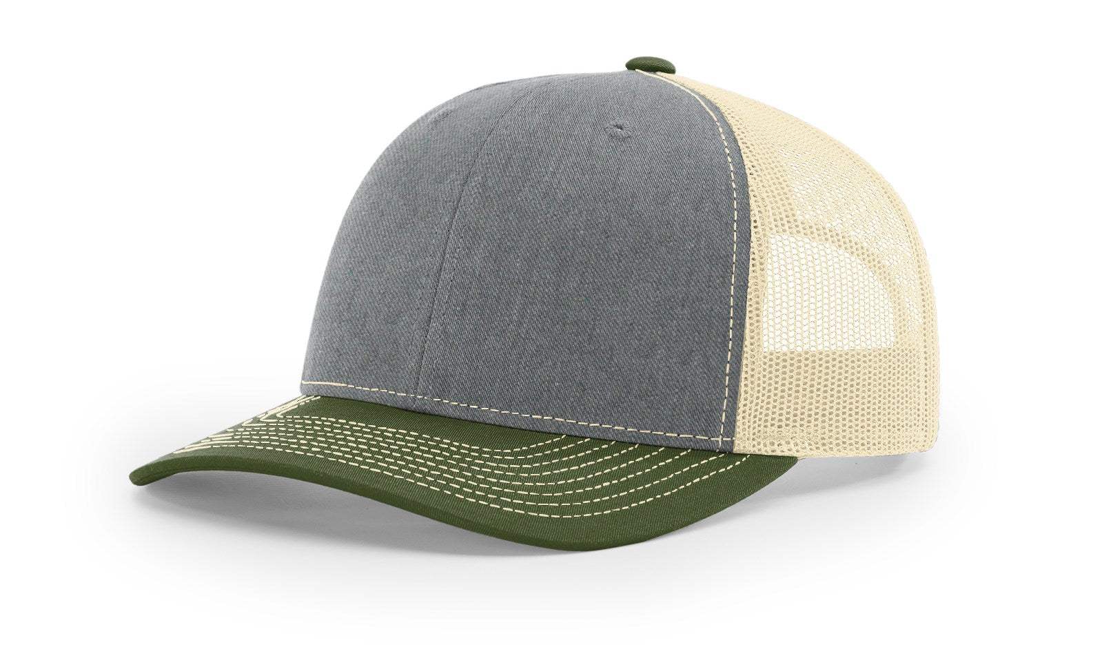 Richardson 112 Trucker Hat Ball Cap Meshback Hat Snapback Cap Trucker Cap - OSFM - Image 21