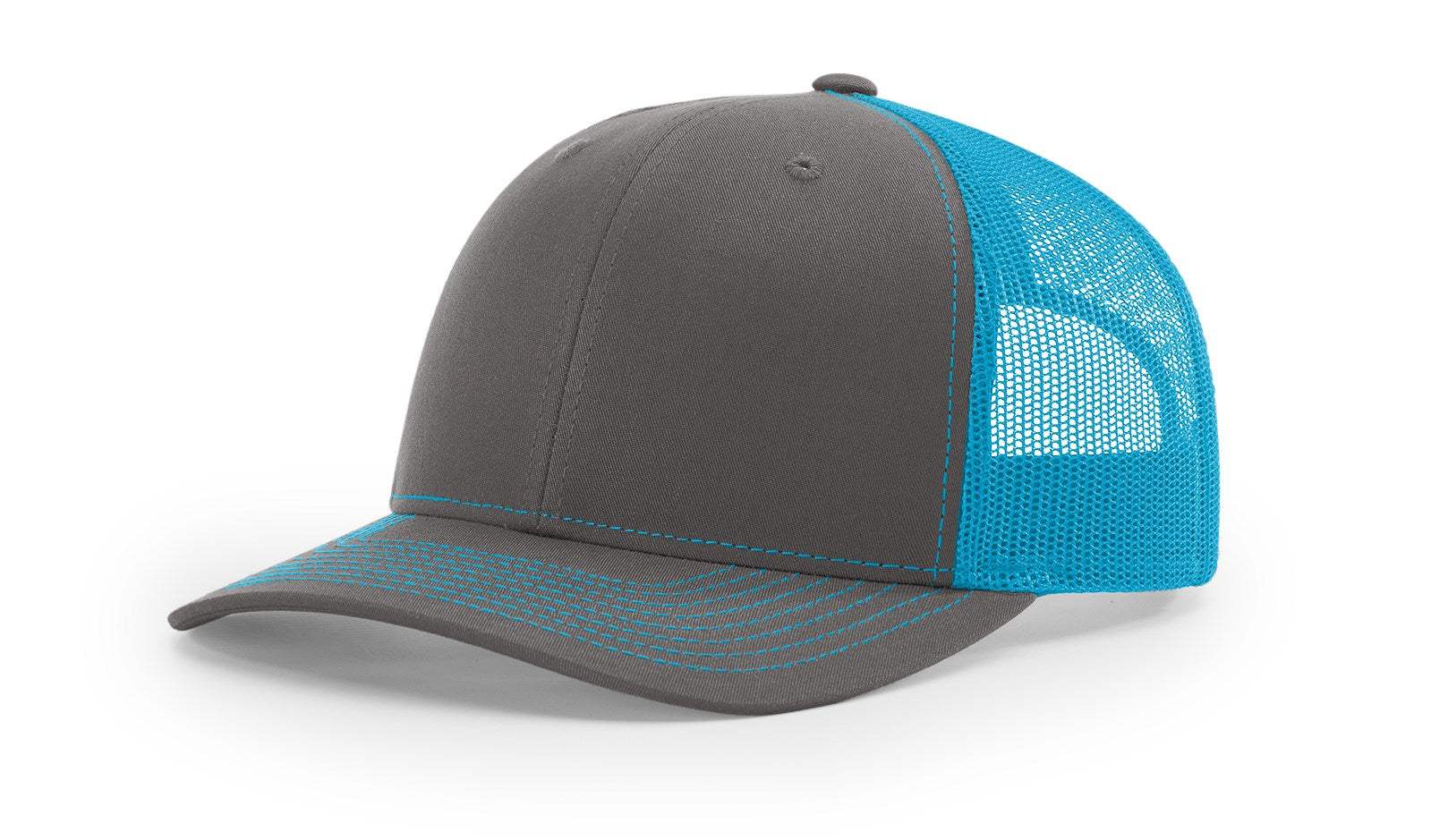 Richardson 112 Trucker Hat Ball Cap Meshback Hat Snapback Cap Trucker Cap - OSFM - Image 30