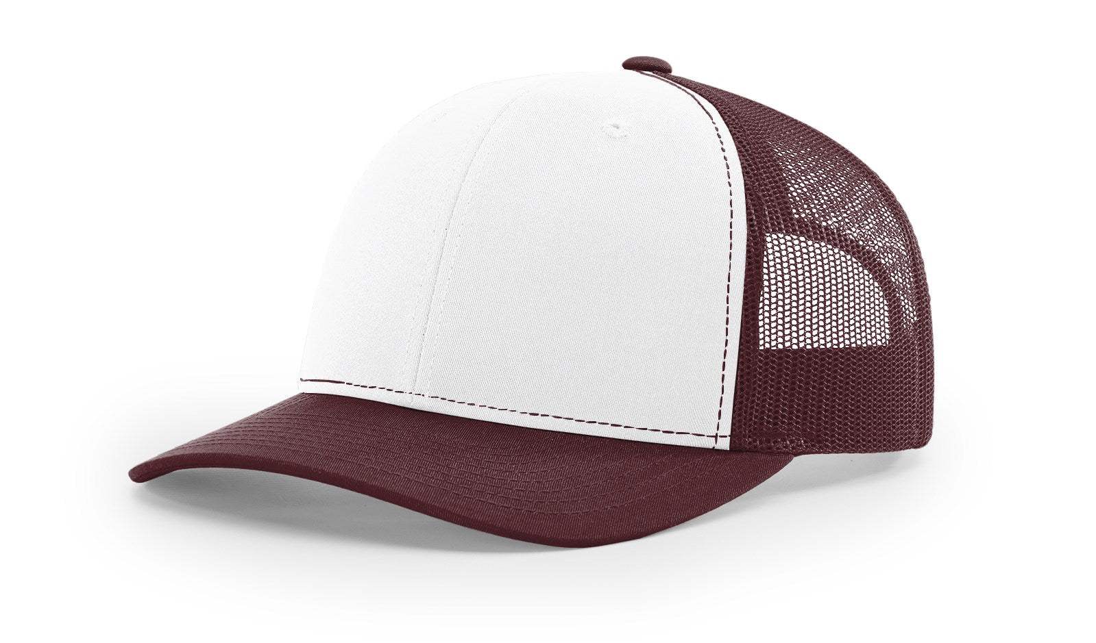 Richardson 112 Trucker Hat Ball Cap Meshback Hat Snapback Cap Trucker Cap - OSFM - Image 82