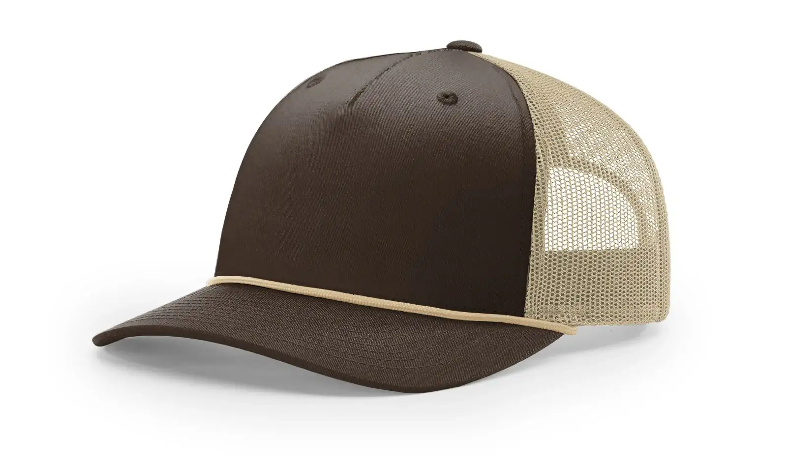 Richardson 112FPR Five-Panel Rope Trucker Hat – Structured Mesh-Back Snapback Cap - Image 12