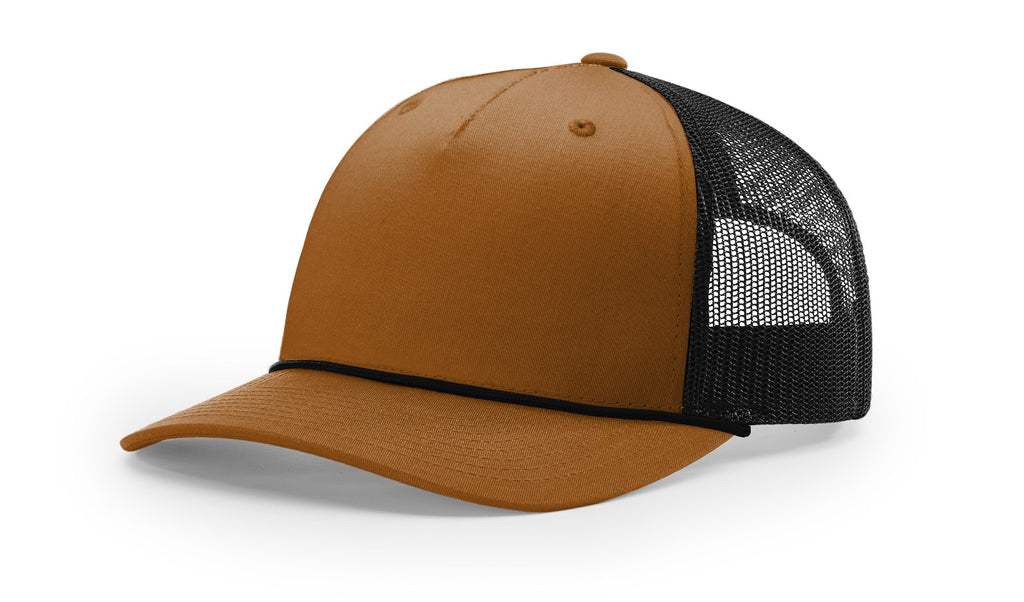 Richardson 112FPR Five-Panel Rope Trucker Hat – Structured Mesh-Back Snapback Cap - Image 4