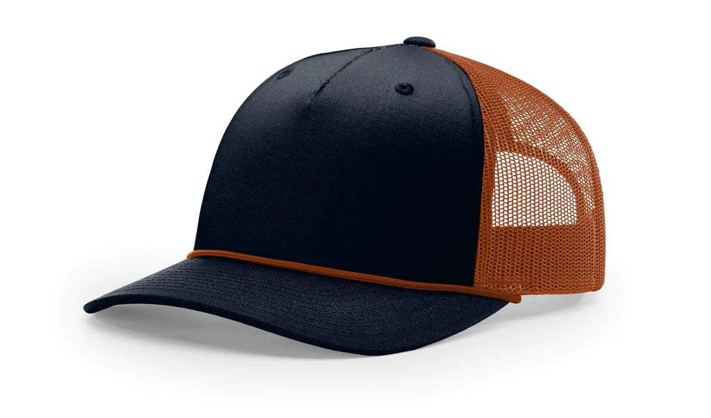 Richardson 112FPR Five-Panel Rope Trucker Hat – Structured Mesh-Back Snapback Cap - Image 8