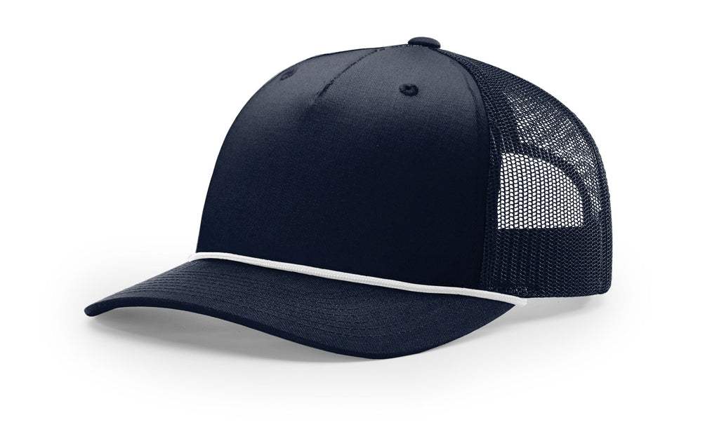 Richardson 112FPR Five-Panel Rope Trucker Hat – Structured Mesh-Back Snapback Cap - Image 9