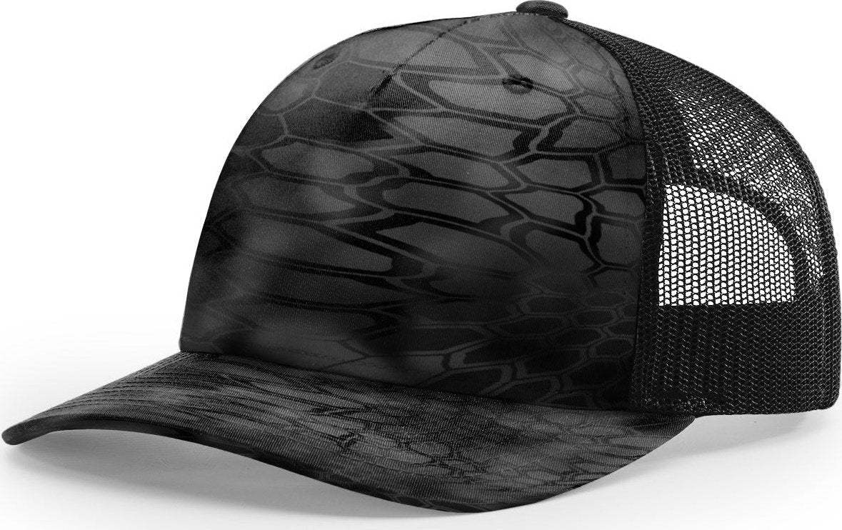 Richardson 112PFP Duck Camo Bottomland Camo Hat Five Panel Hat Trucker Cap - Image 17