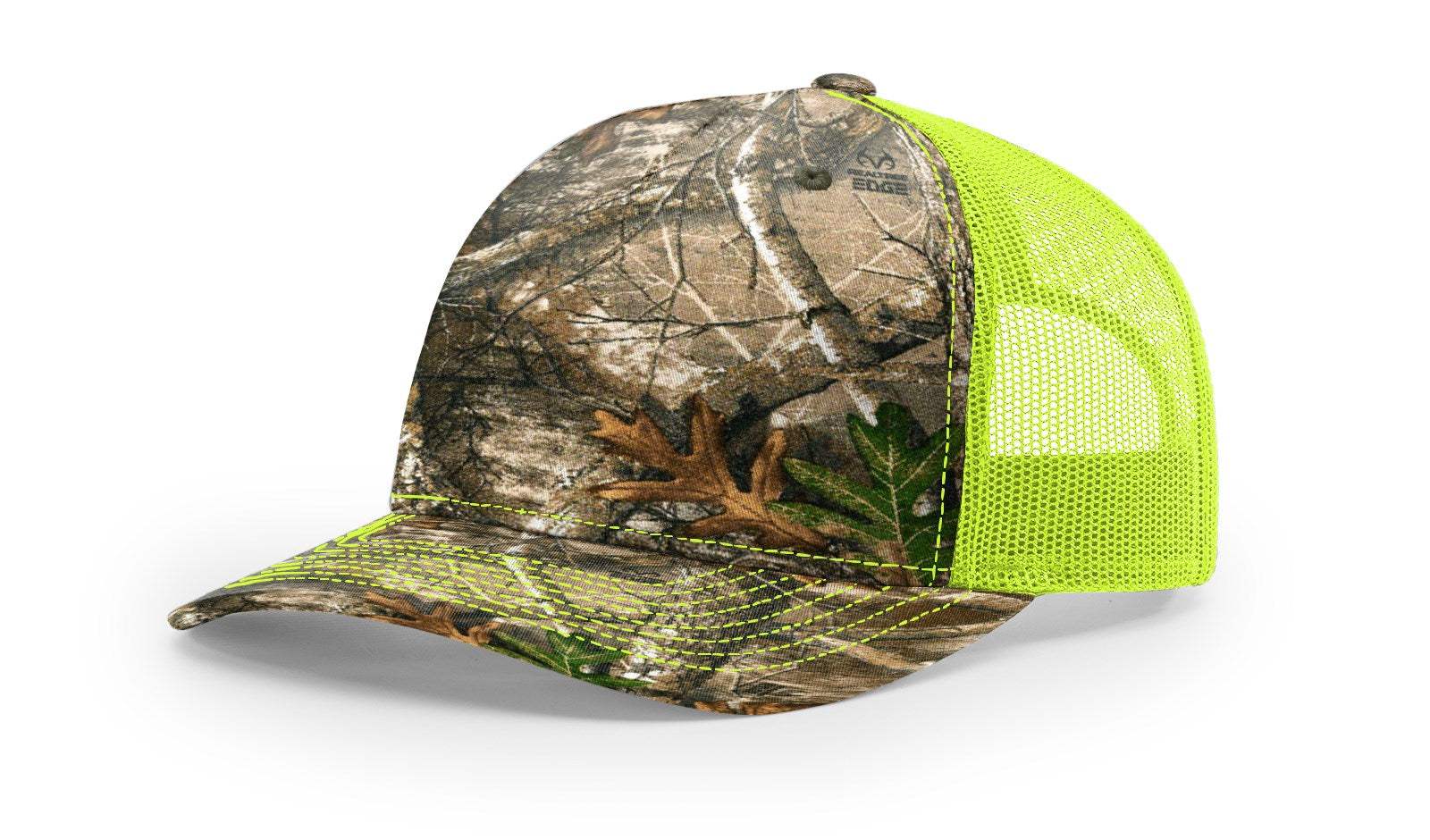 Richardson 112PFP Duck Camo Bottomland Camo Hat Five Panel Hat Trucker Cap - Image 25