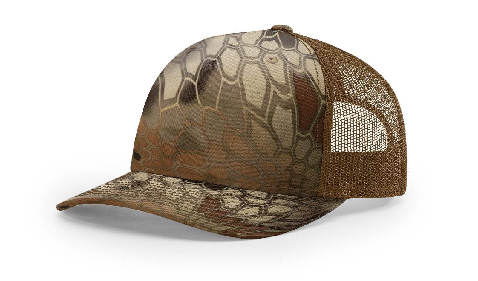 Richardson 112PFP Duck Camo Bottomland Camo Hat Five Panel Hat Trucker Cap - Image 35