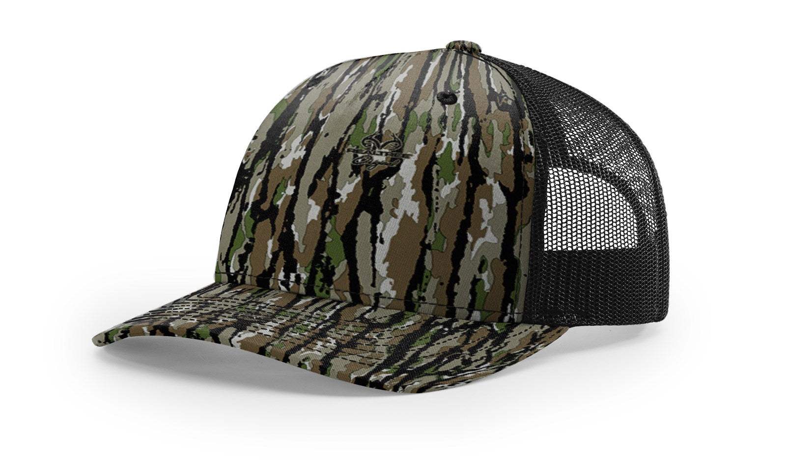 Richardson 112PFP Duck Camo Bottomland Camo Hat Five Panel Hat Trucker Cap - Image 41