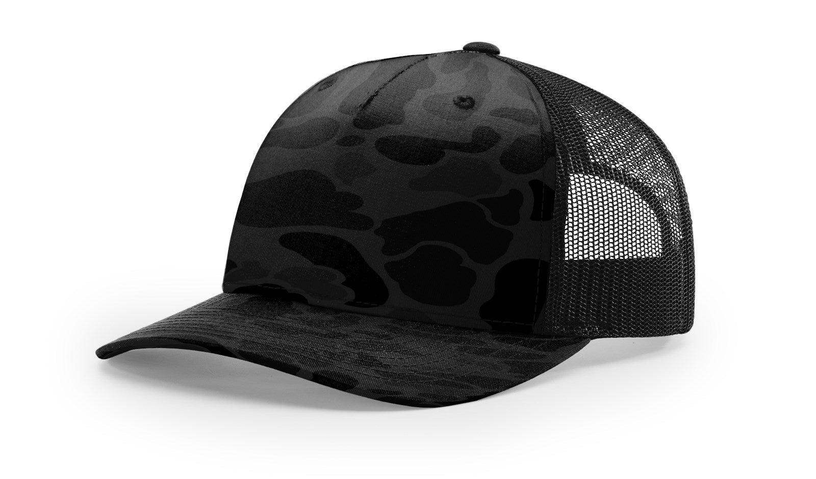 Richardson 112PFP Duck Camo Bottomland Camo Hat Five Panel Hat Trucker Cap - Image 6