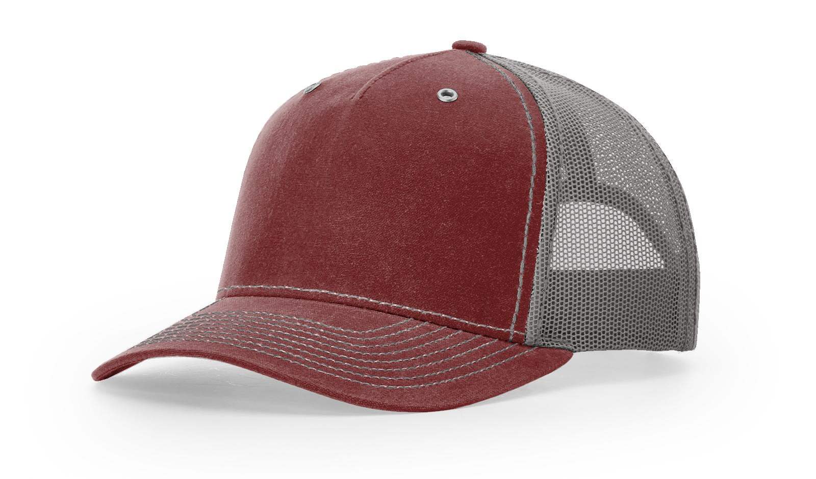 Richardson 112WH Meshback Trucker Hat Waxed Canvas Cap Hawthorne Trucker - Image 4