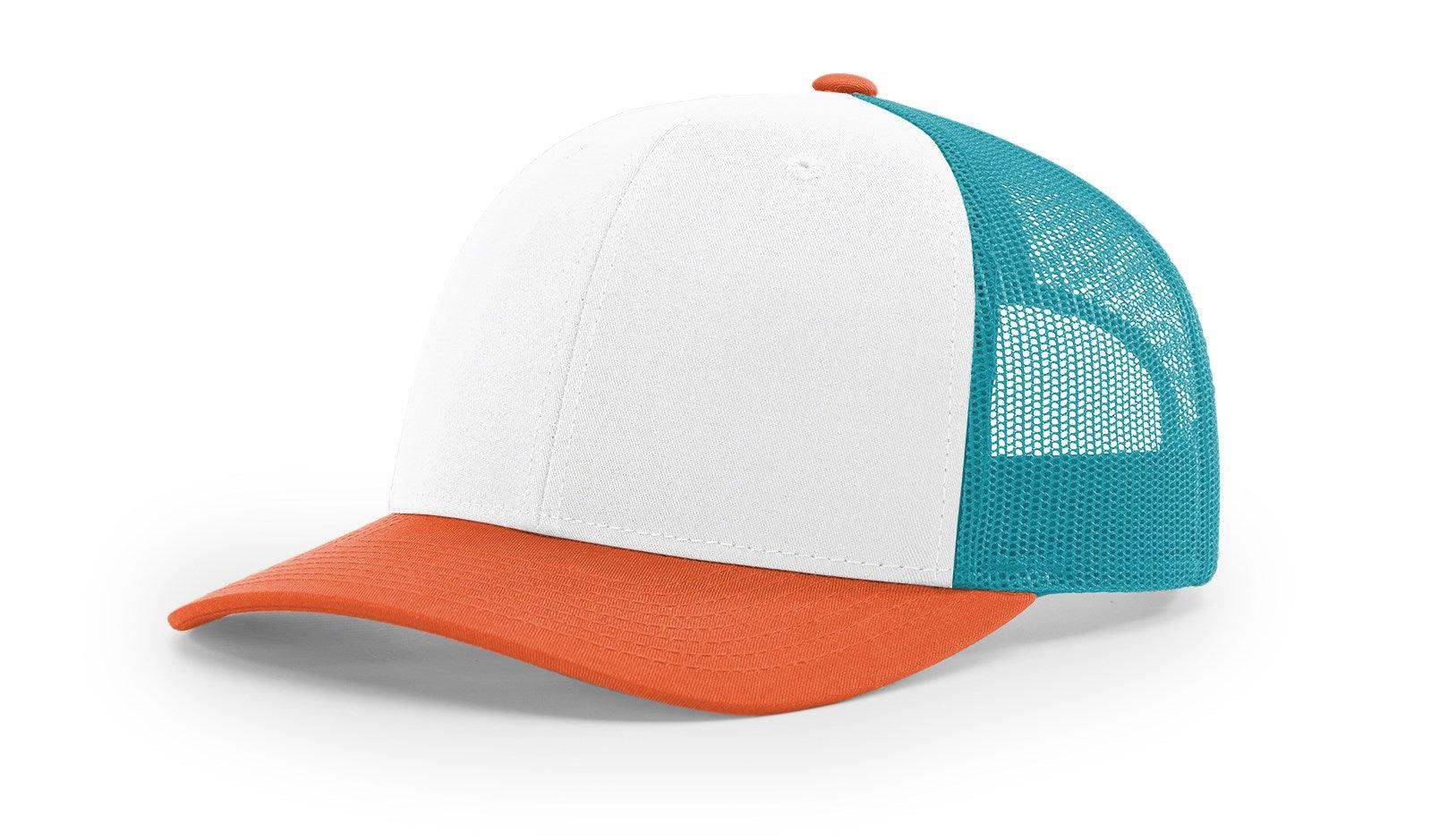 Richardson 115 Trucker Hat Low Profile Snapback 6 Panel Hat Trucker Cap MD/LG - Image 22