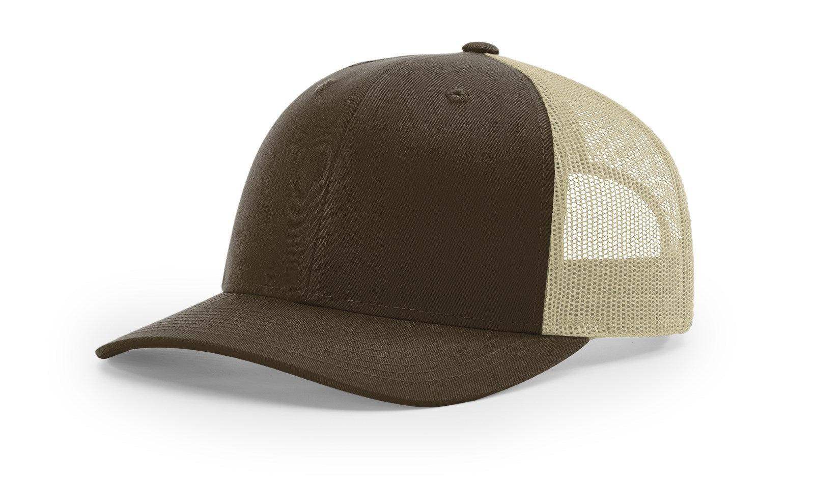Richardson 115 Trucker Hat Low Profile Snapback 6 Panel Hat Trucker Cap MD/LG - Image 3