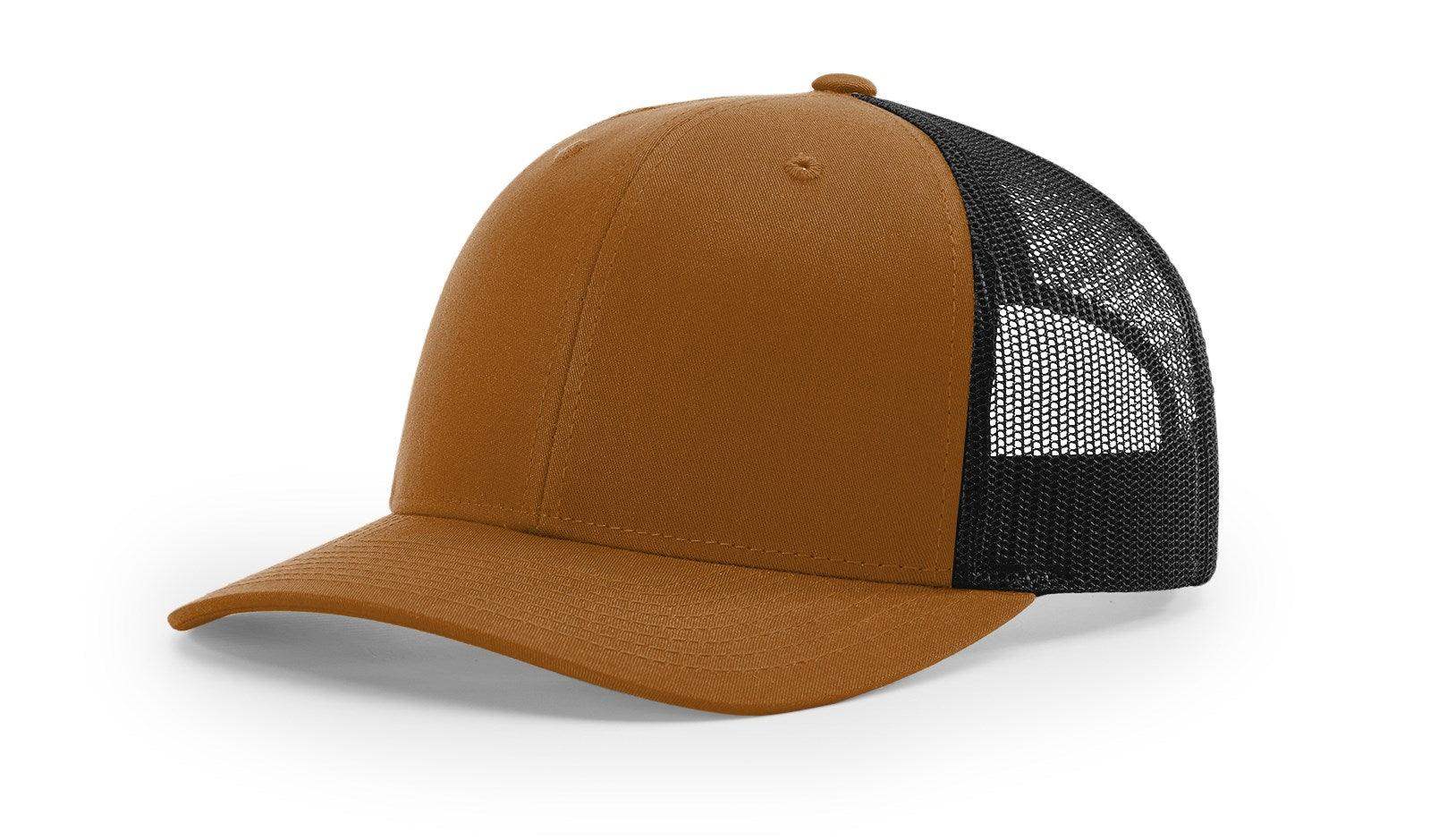 Richardson 115 Trucker Hat Low Profile Snapback 6 Panel Hat Trucker Cap MD/LG - Image 4