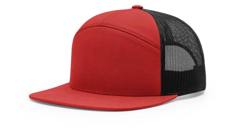 Richardson 168 Hat 7-Panel Trucker Cap Hi-Pro Adjustable Snapback - OSFM - Image 7