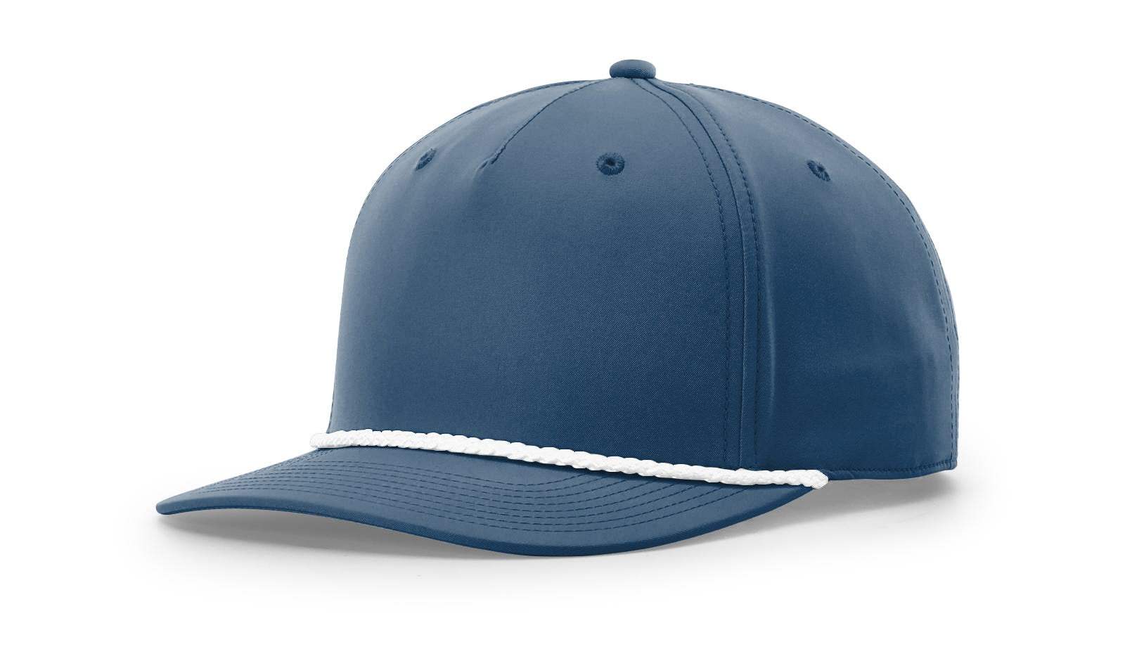 Richardson 258 Snapback Rope Hat Five Panel Classic Rope Cap Performance Polyester - Image 9