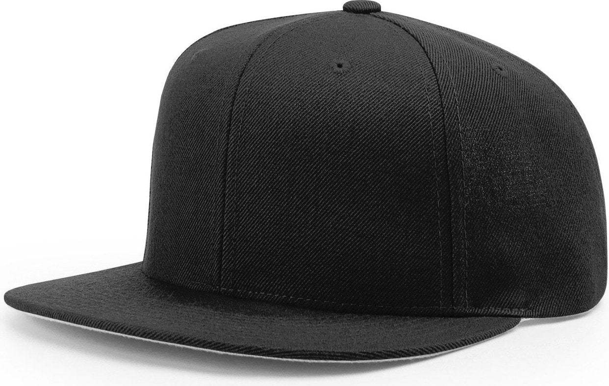 Richardson 510 Flatbill Snapback Cap Wool Blend Hat Hi-Profile Adjustable Snapback - Image 3
