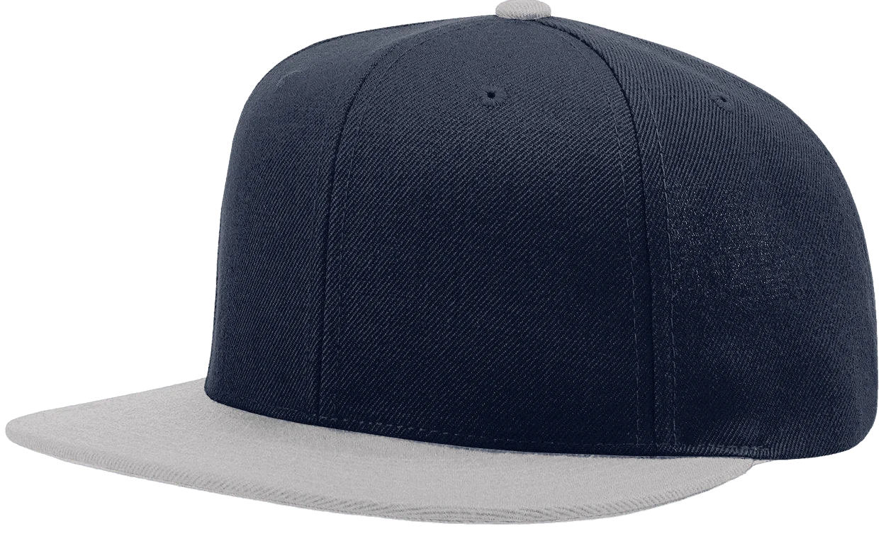 Richardson 510 Flatbill Snapback Cap Wool Blend Hat Hi-Profile Adjustable Snapback - Image 4