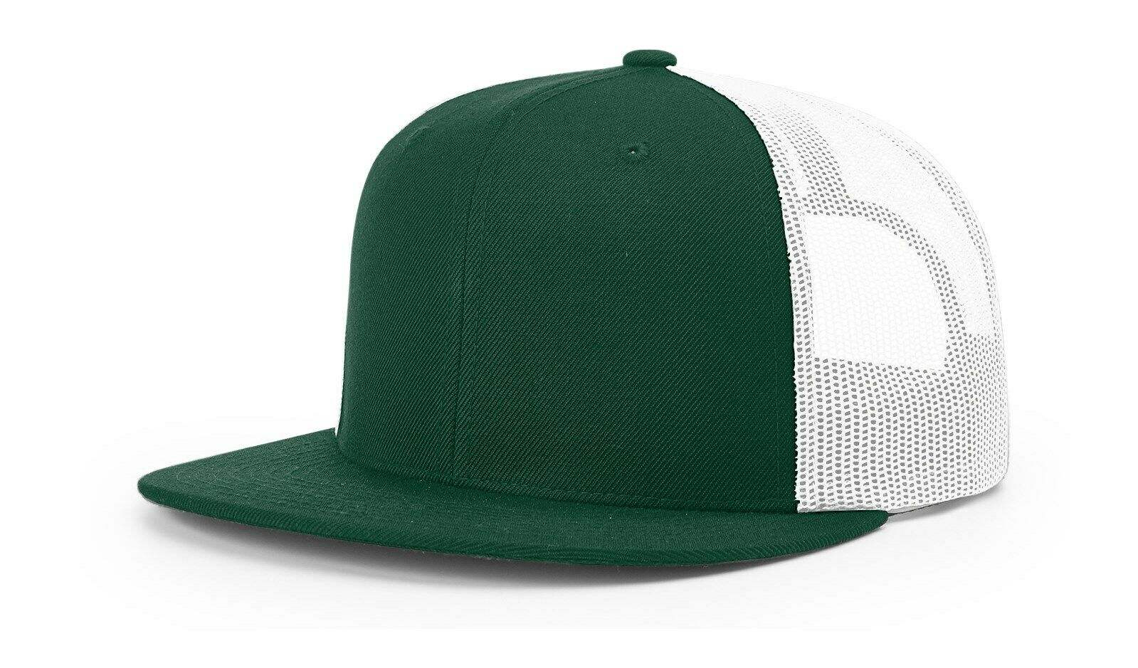Richardson 511 Flatbill Hat Wool Blend Hi-Pro Trucker Adjustable Snapback - OSFM - Image 15
