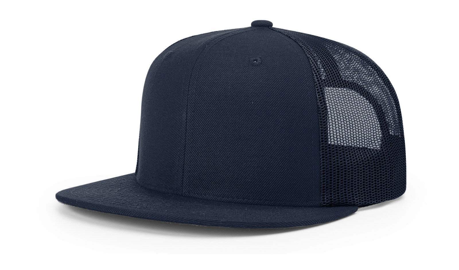 Richardson 511 Flatbill Hat Wool Blend Hi-Pro Trucker Adjustable Snapback - OSFM - Image 22
