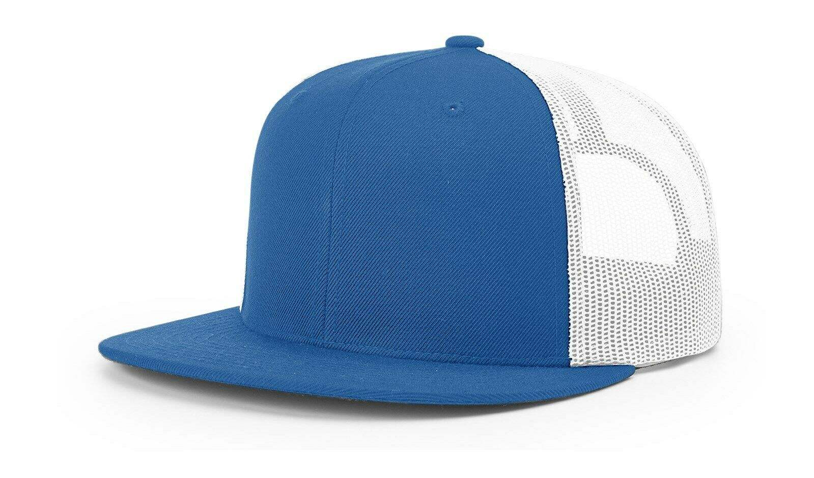 Richardson 511 Flatbill Hat Wool Blend Hi-Pro Trucker Adjustable Snapback - OSFM - Image 3