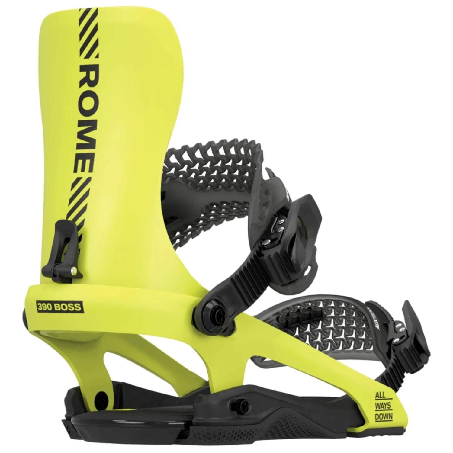 Rome 390 Boss High Back Rotation & Adjustable Baseplate Snowboard Bindings - Image 5