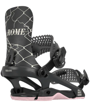 Rome Brass Snowboard Bindings - Women's 2025 | Responsive all-mountain elegance. - Image 2
