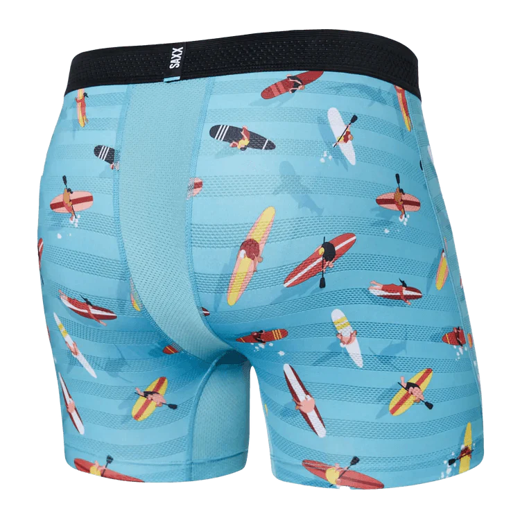 SAXX Droptemp Cooling Mesh Boxer Brief w/ The Ballpark Pouch - Image 7