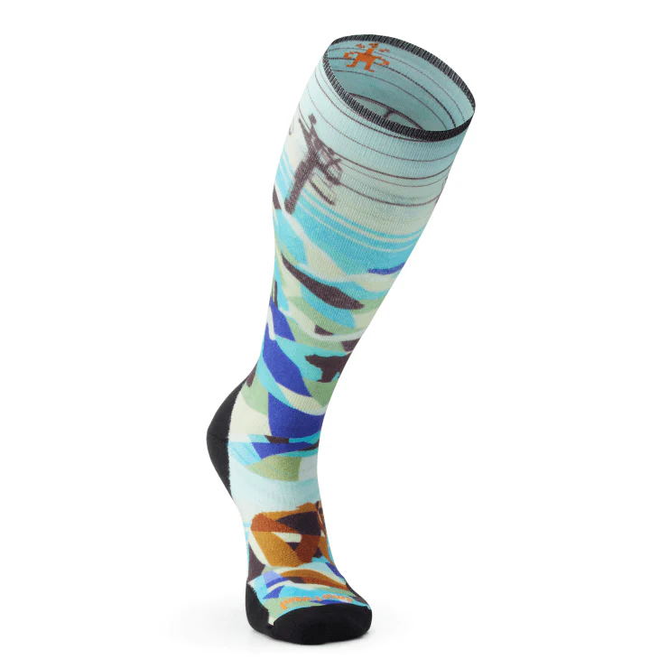 Smartwool Ski Targeted Cushion Bear Country Over The Calf Socks | Extend Your Time on the Slopes: High-Performance Socks with Ultimate Comfort and Style - Image 2