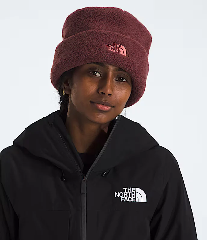 The North Face Whimzy Powder Beanie | Warm Knit Winter Hat with Pom and Soft Fleece Lining - Image 3