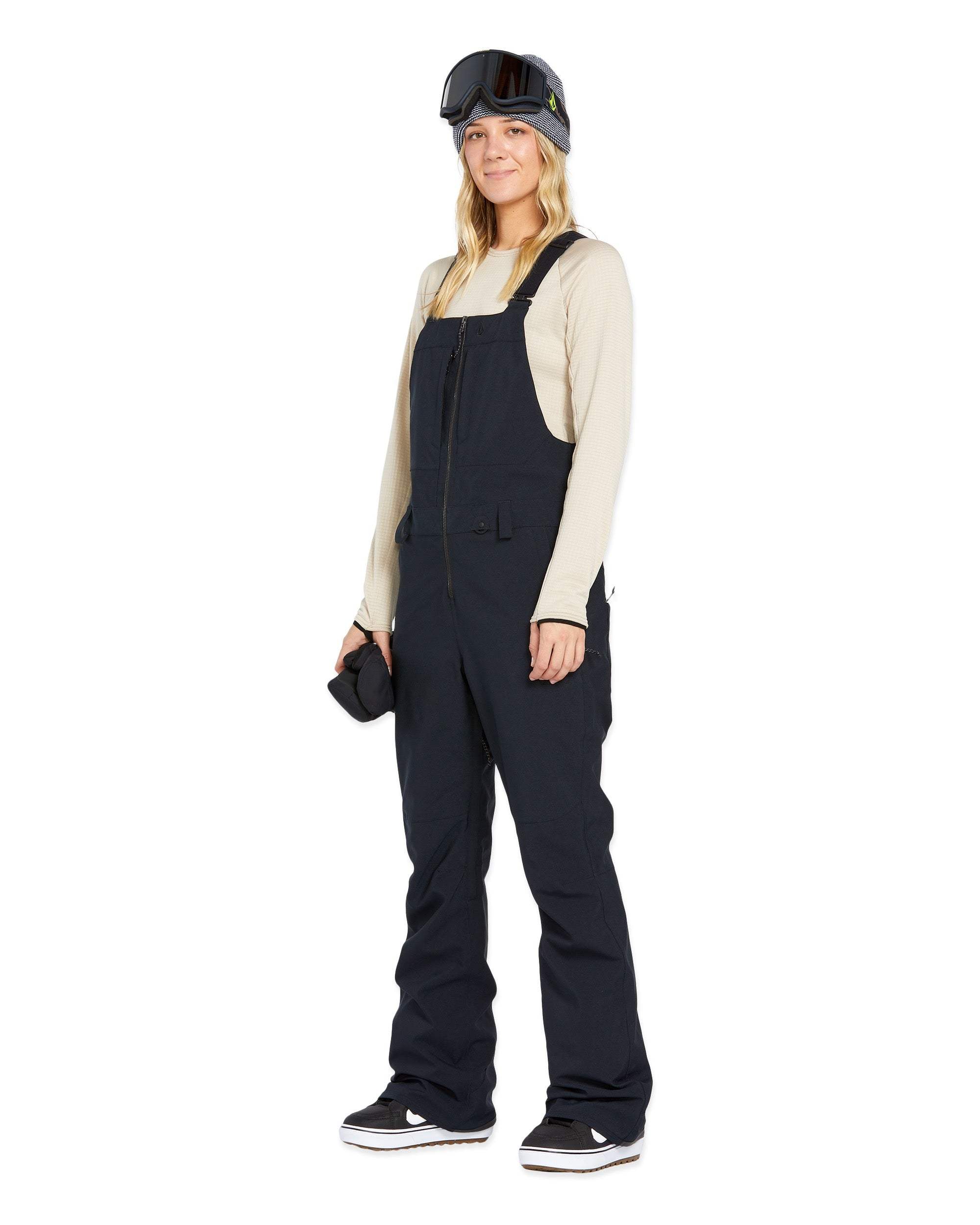 Volcom Swift Bib - Women's | Stylish and Functional Bib Overalls with Eco-Friendly Features and Top Performance - Image 2