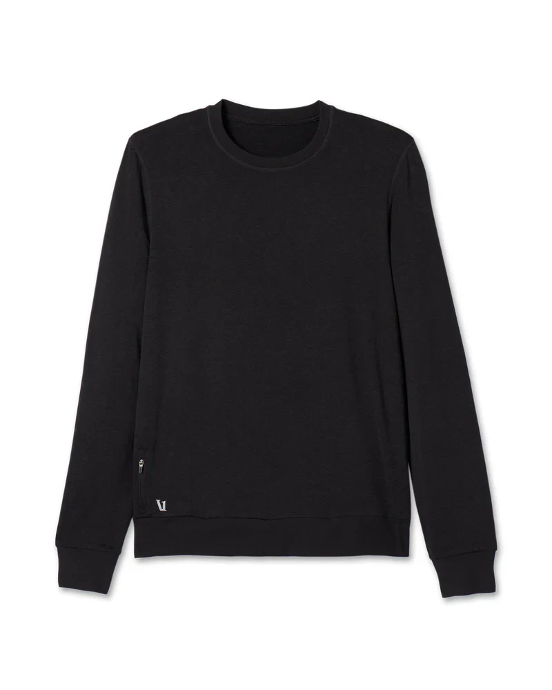 Vuori Ponto Performance Crew - Men's | Ultra-Soft, Lightweight & Moisture-Wicking Crewneck for All-Day Comfort - Image 5