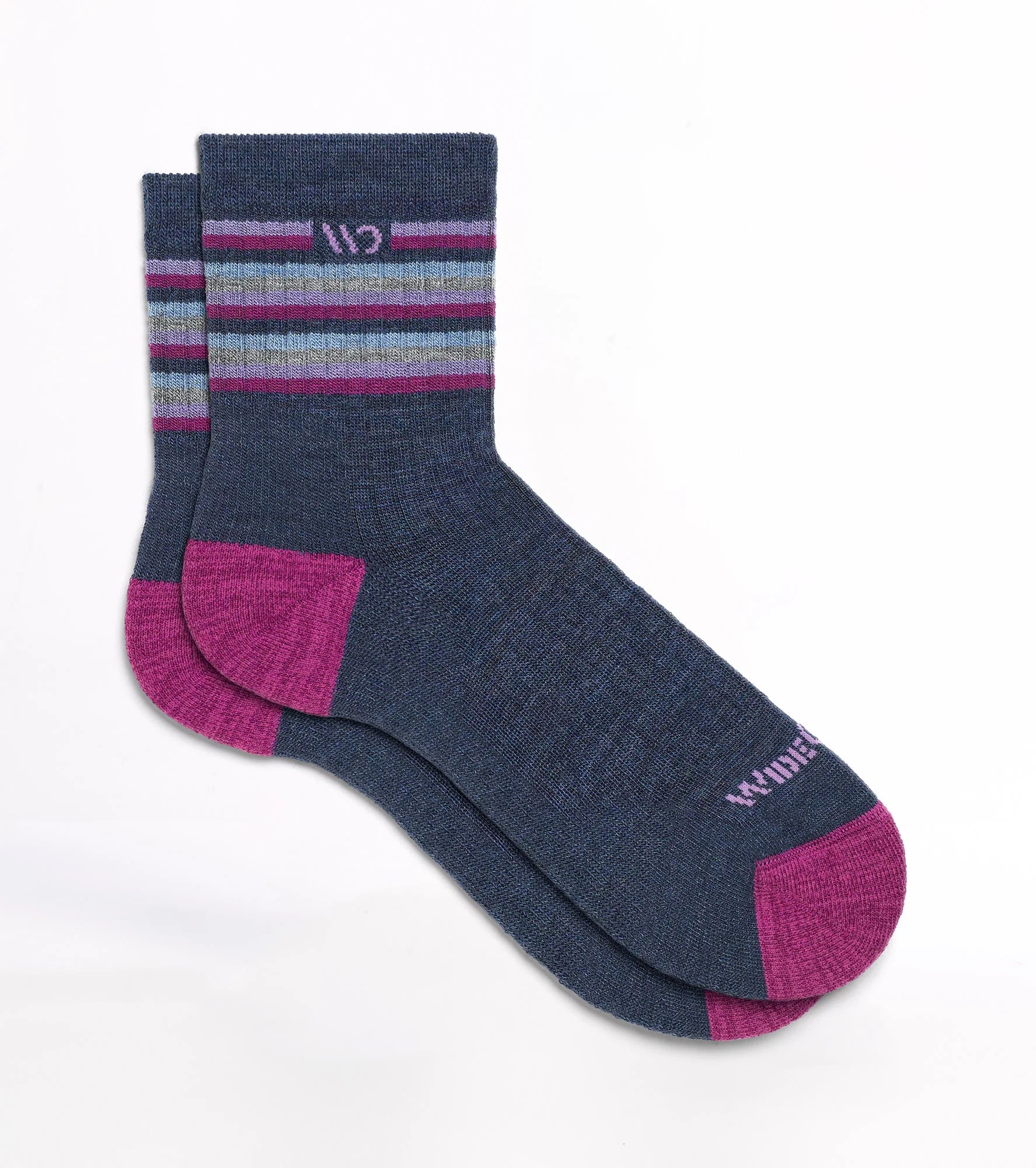 Wide Open Multi Stripe Midweight Micro Crew Sock - Women's - Image 3