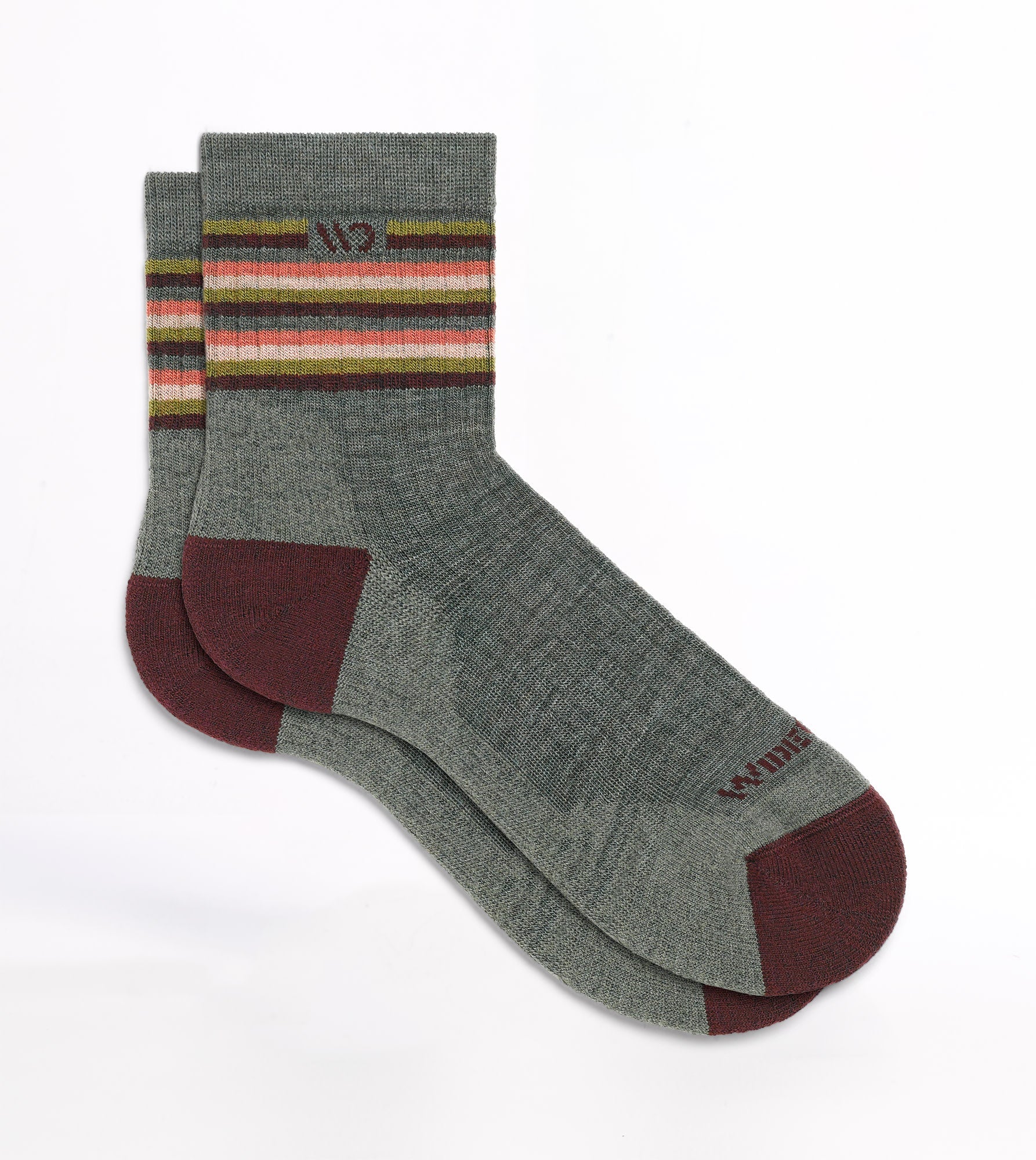 Wide Open Multi Stripe Midweight Micro Crew Sock - Women's - Image 5