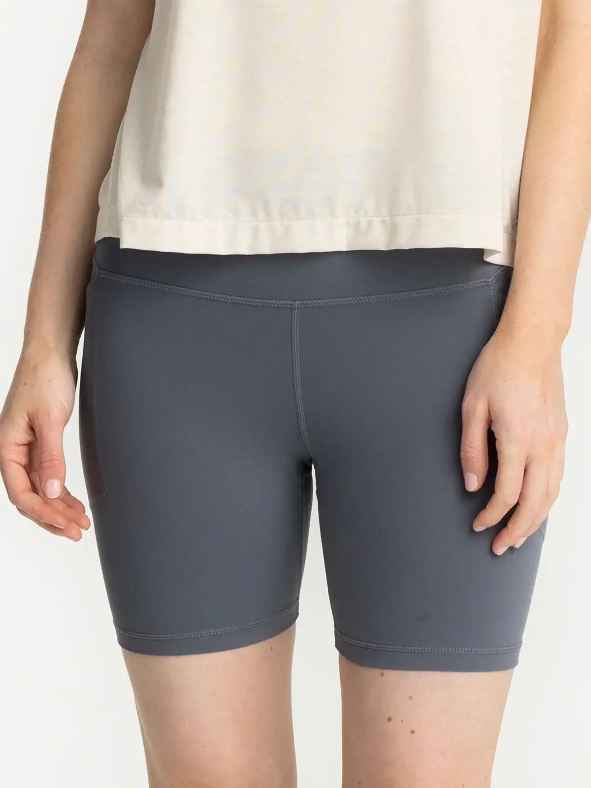 Free Fly Women's All Day 6-Pocket Shorts – Ultra-Soft & Versatile - Image 3