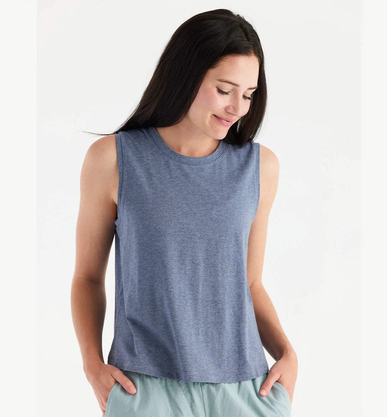 Free Fly Women's Bamboo Current Stretchable Tank High Neck - Image 5
