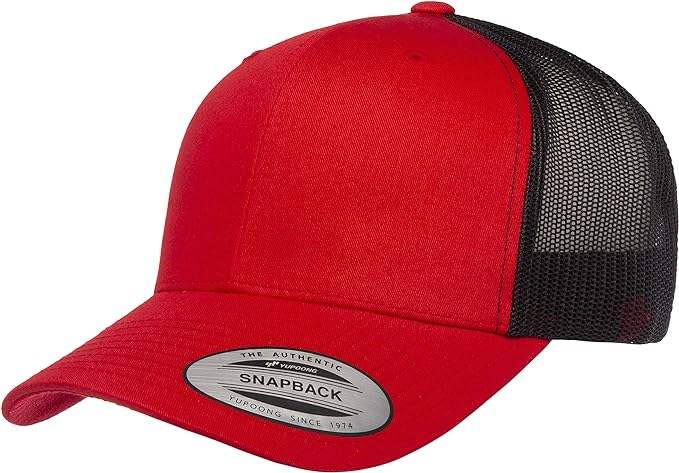 Yupoong Trucker Hat The Classics Hat 6606 Six-Panel Classic Trucker Cap - OSFM - Image 30